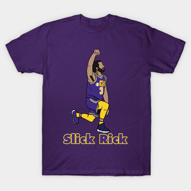 Ricky Rubio 'Slick Rick' - Utah Jazz NBA T-Shirt by xavierjfong